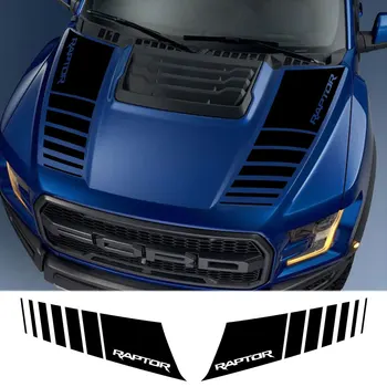 2ШТ Наклейки На Капот Автомобиля Для Ford Ranger Raptor F150 F-150 2.7 V6 2015-2020 Пикап Автоаксессуары Наклейки Из Виниловой Пленки