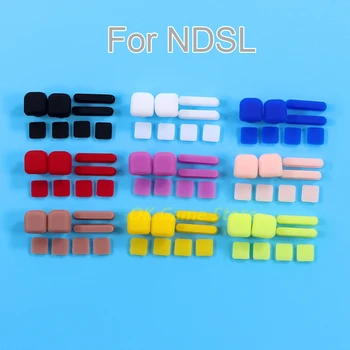 300 комплектов накладок на резьбовые ножки для игровой консоли NDSL, резиновая накладка на резьбовые ножки для Nintendo DS Lite, 9 цветов по желанию