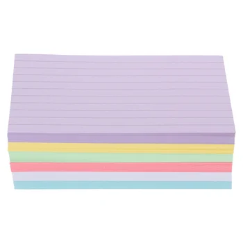 300 листов цветных карточек Word Note DIY Notepad Memory Flash Memorial Небольшим объемом 0