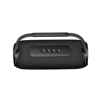 40 Вт TWS Портативный Bluetooth Динамик Сабвуфер Звуковая Коробка с Водонепроницаемой Функцией для Офиса На Открытом Воздухе Домашний Плеер Черный