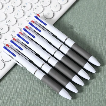 40ШТ 3-цветная креативная пластиковая шариковая ручка школьные канцелярские принадлежности подарочные канцелярские принадлежности цветная заправка