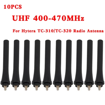 5 ШТ/10 ШТ Двусторонняя Радиоантенна 8,5 см UHF 400-470 МГц Резиновая Антенна для Портативной Рации Hytera HYT TC-310 TC-320 TC310 TC320 1