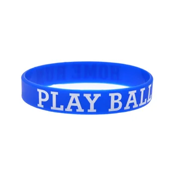 50 шт. силиконовый браслет для бейсбола и хоккея, спортивный подарок для женщин и мужчин, браслет 5