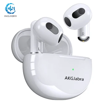 AKGJABRA Buds Pro S Беспроводные наушники Bluetooth с сенсорным управлением, Гарнитуры с шумоподавлением, Водонепроницаемые наушники со звуком Hifi