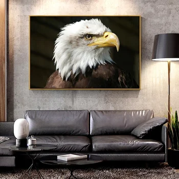 Artcozy Carnivore Eagles Картина маслом на холсте для украшения дома, настенное искусство, печать на холсте распылением, Горизонтальный прямоугольник