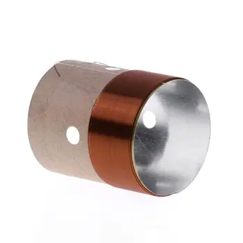E56B 25,5 мм 8 Ом круглая латунная проволочная НЧ-динамик звуковая катушка из алюминия для ремонта динамиков