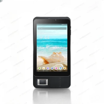 FP07 Android 11 Водонепроницаемый тонкий сканер штрих-кода, считыватель отпечатков пальцев, Биометрический промышленный планшет