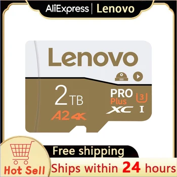 Lenovo Micro TF SD Карта 2 ТБ 1 ТБ Class10 Смарт-Карта 128/256/512 гб A1 U3 Карта памяти 100 мб/с. Флэш-карта V30 для Nintendo Switch