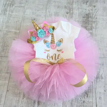 Pudcoco/ 2019 Новое поступление, 3 шт., наряд на 1-й день рождения для маленьких девочек, праздничный комбинезон, юбка, платье-пачка Cake Smash, комплект