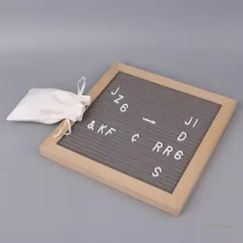 QX2E Съемный дисплей, доска для писем на фетровом английском языке, табличка с номерами дома, подарочные символы для детского офиса, возможность замены 4