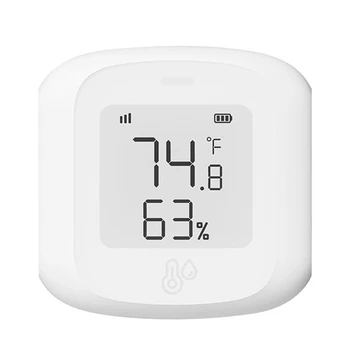 Tuya Smart Zigbee LCD Датчик температуры и влажности, умный датчик температуры и влажности, поддержка Home
