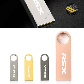 USB флэш-накопитель 16 ГБ 32 ГБ Флеш-Накопитель водонепроницаемый металлический u-диск Для Acura CL CSX ILX MDX NSX RDX RL RLX TL TSX ZDX автомобильные Аксессуары