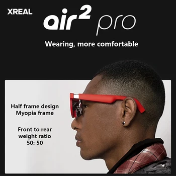 XREAL Nreal Air 2 Pro Smart AR Очки HD Частный Гигантский Проекционный Экран Мобильного Компьютера Портативные Игровые Видео Музыкальные Солнцезащитные Очки