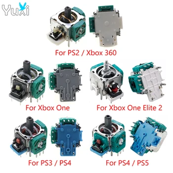 YuXi 2 шт. Для Xbox One Elite 2 Геймпад Xbox 360 3D Аналоговый Джойстик Для PS2 PS3 PS4 PS5 Контроллер Джойстик Модуль Датчика 0