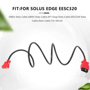 Автомобильный 6-ФУТОВЫЙ Защелкивающийся Сканер DA-4, Совместимый с Кабелем Передачи данных OBDII OBD2 для SOLUS EDGE EESC320 4