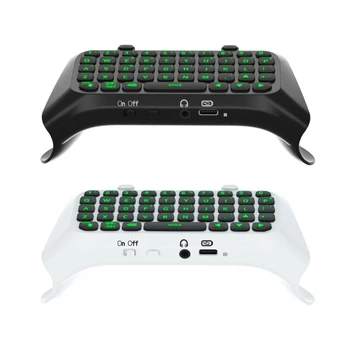 Беспроводная мини-клавиатура, чат-панель для контроллера ps5 Geen с подсветкой в режиме реального времени