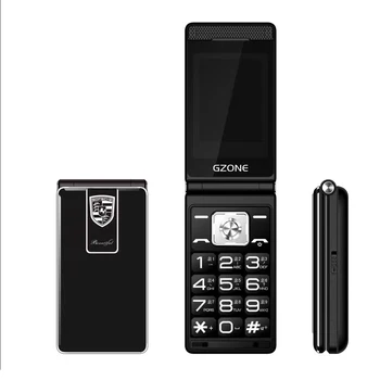 Большой кнопочный роскошный раскладной мобильный телефон 2,4 дюйма с двумя sim-картами Telphone MP3 с двумя факелами, раскладушка с металлической рамкой, мобильный телефон 0