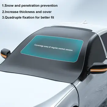 Водонепроницаемый Снежный покров на лобовом стекле автомобиля, высококачественный солнцезащитный козырек для авто с боковыми зеркалами, защита от замерзания, крышка окна автомобиля