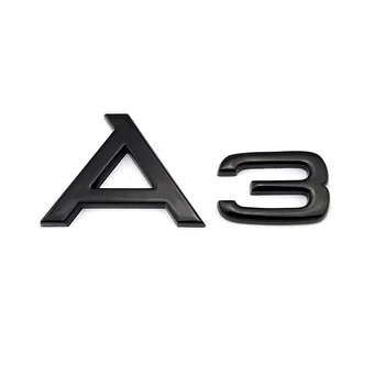 Высококачественная УФ-наклейка для стайлинга автомобилей A3 Логотип A4 Эмблема багажника автомобиля A5 Буква заднего знака для Audi 0
