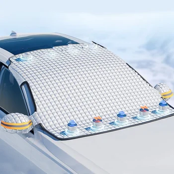 Для Hyundai IX35 Tucson 2009-2014 Очень толстая магнитная защита от замерзания снежного покрова, защита от снега, солнцезащитные козырьки на лобовом стекле