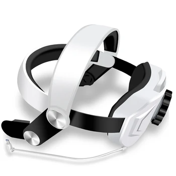 Для Oculus Quest 2 Головной Ремень VR Регулируемая Перезаряжаемая Гарнитура Аксессуары Из Стекла VR Крепление Для Лицевой Панели Подставка для Виртуальной Реальности