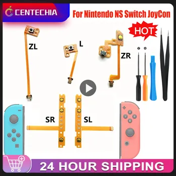 Замена L ZL ZR SL SR Правая Левая Кнопка Ключ Лента Гибкий Кабель Для Nintendo NS Switch JoyCon Левые И Правые Ручки Ремонтная Деталь