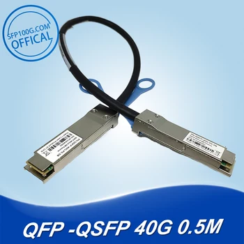 Кабель QSFP + DAC 40G - 40GBASE-CR4 Пассивный медный Twinax с прямым подключением для Cisco QSFP-H40G-CU1M, 1 метр (3,3 фута)