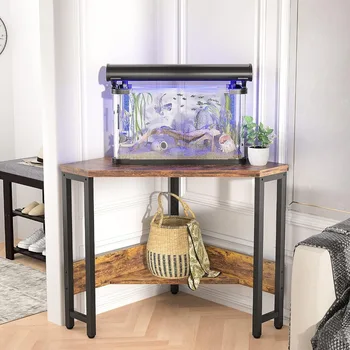 Компьютерный стол, Компьютерный стол с USB-портами, Треугольный стол с местом для хранения вещей для домашнего офиса, Бесплатная Доставка, Мебель для стола 3