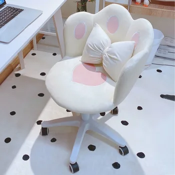Компьютерный стул для спальни в скандинавском стиле, Домашний Офис, Вращающийся на 360 ° стол, стул для макияжа, поручень, Вращающийся стул, Мебель Fauteuil Design