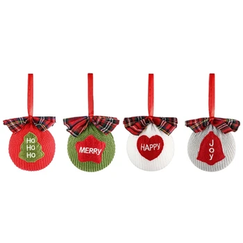 Легкие Рождественские вязаные вешалки с шариками, украшения, подарки для друзей, семьи, прямая поставка