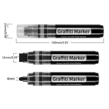 Маркерный маркер с мягким кончиком кисти, идеально подходящий для раскрашивания надписей 5