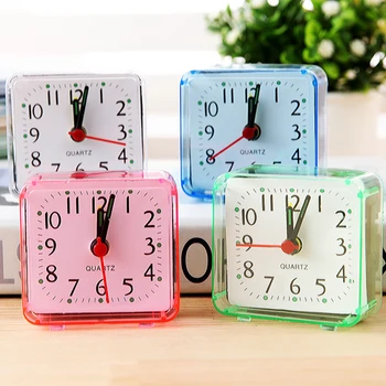 Мини-пластиковые электронные часы Портативный Цифровой будильник Прикроватная тумбочка для спальни Модный Милый креативный студенческий будильник для домашнего декора