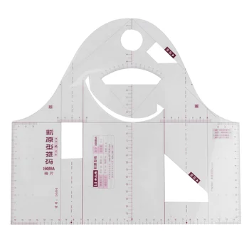 Модная линейка для дизайна ткани 1: 1, форма для укорочения, шаблон для рисования одежды для школьников, прототип одежды, линейка 0