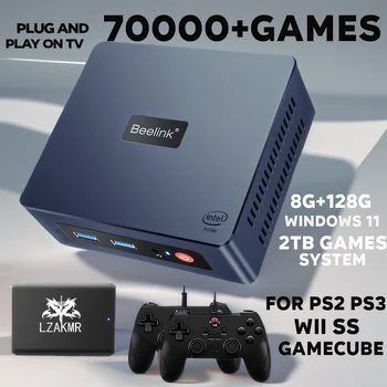 Наслаждайтесь неограниченным Игровым удовольствием 70000+ Игр Wind11 Игровая Система объемом 2 ТБ Для PS2 PS3 Игровая приставка Plug Play TV для любителей ретро-игр 0