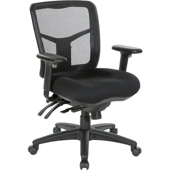 Офисное кресло менеджера из дышащей сетки Office Star ProGrid с регулируемым по высоте сиденьем, многофункциональные настольные стулья с регулировкой наклона
