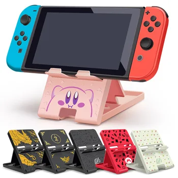 Подставка для игровой консоли Kawaii для Nintendo switch, держатель консоли, кронштейн для хранения мобильного телефона, планшета, портативные аксессуары tavel
