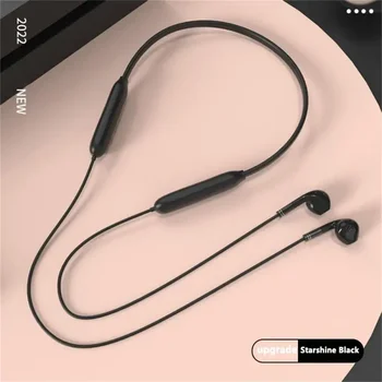Портативные наушники для подвешивания на шею Со стереофоническим объемным звуком, упражнения для шеи, Бинауральная беспроводная Bluetooth-совместимая гарнитура 0