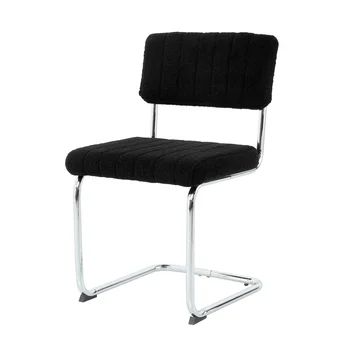 Современный простой легкий роскошный обеденный стул Черный стул Семейная спальня стул со спинкой Туалетный стул Студенческий стол стул Металлические ножки (sil
