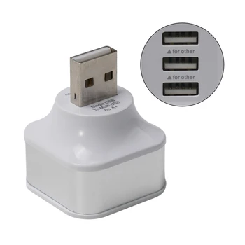 Удлинитель USB удлинитель 12G Интерфейс 3USB Золотой серебристый черный Не передает данные Может поддерживать подключение 3 USB-портов